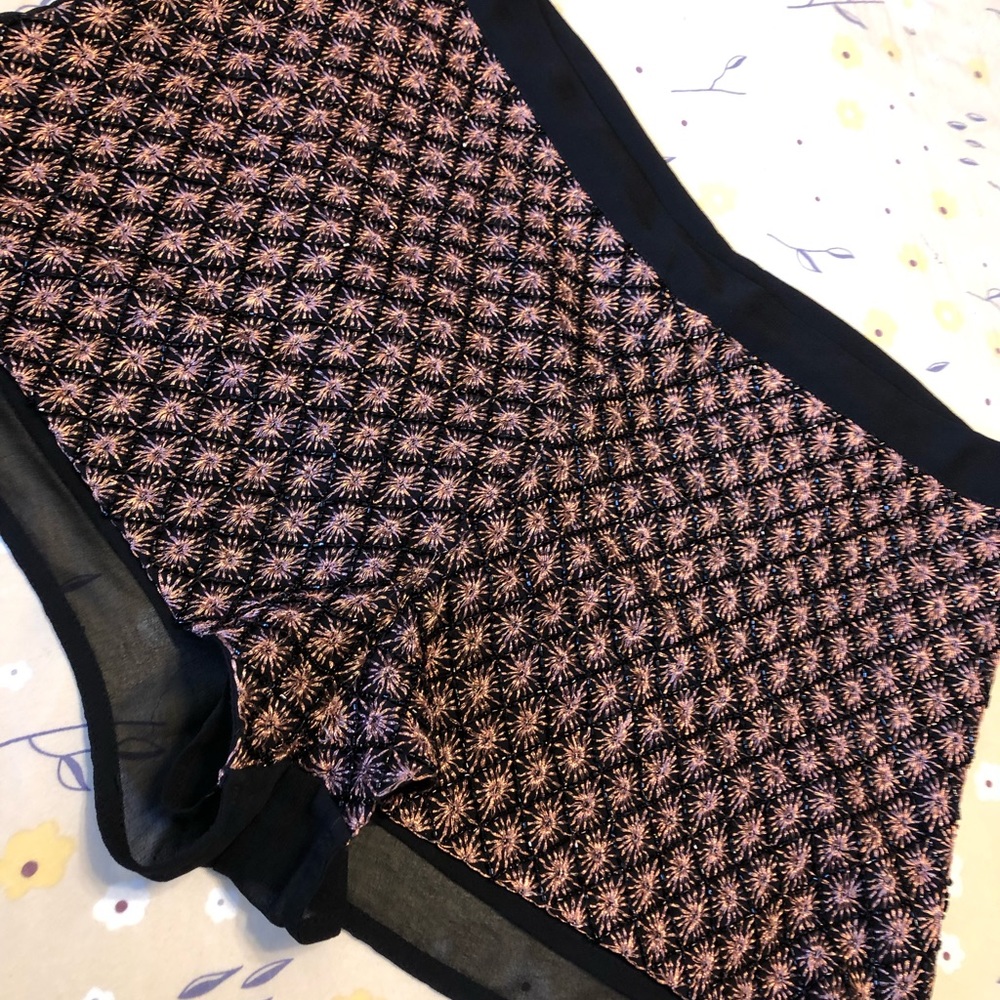 Topshop beaded shorts